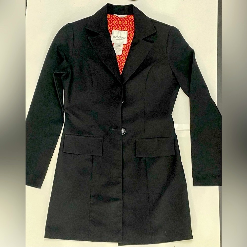 3/$20 Le Chateau Black Blazer Size 5 Jacket - Picture 1 of 9